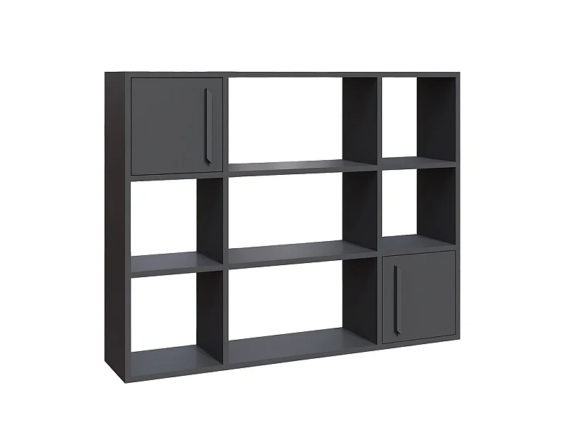 Étagère Pour Livres 100%  Panneaux De Particules Couleur Anthracite 120x25x93,6