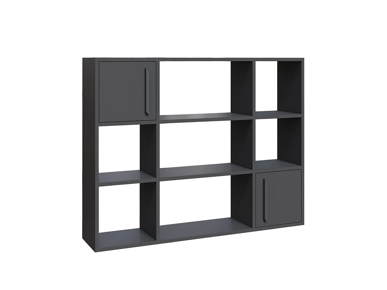 Étagère Pour Livres 100%  Panneaux De Particules Couleur Anthracite 120x25x93,6