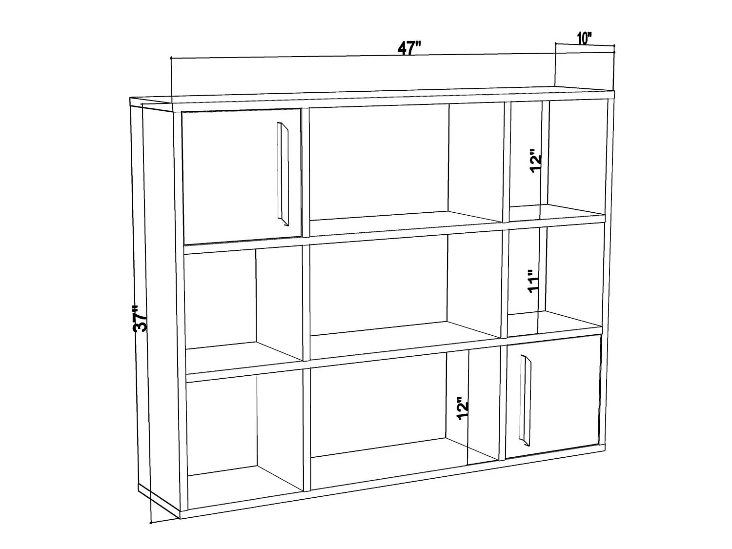Étagère Pour Livres 100%  Panneaux De Particules Couleur Anthracite 120x25x93,6