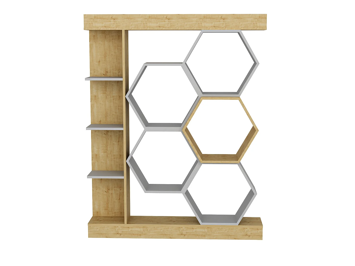 Étagère Pour Livres 100%  Panneaux De Particules Couleur Blanc Chêne 140x29,6x177,4