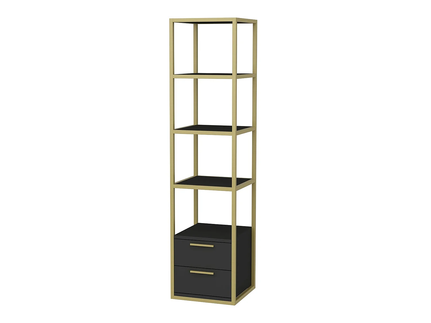 Étagère Pour Livres 100%  Panneaux De Particules Couleur Oro Anthracite 39x39x160