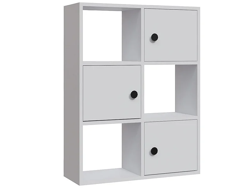 Étagère Pour Livres 100%  Panneaux De Particules Couleur Blanc 72x25x93