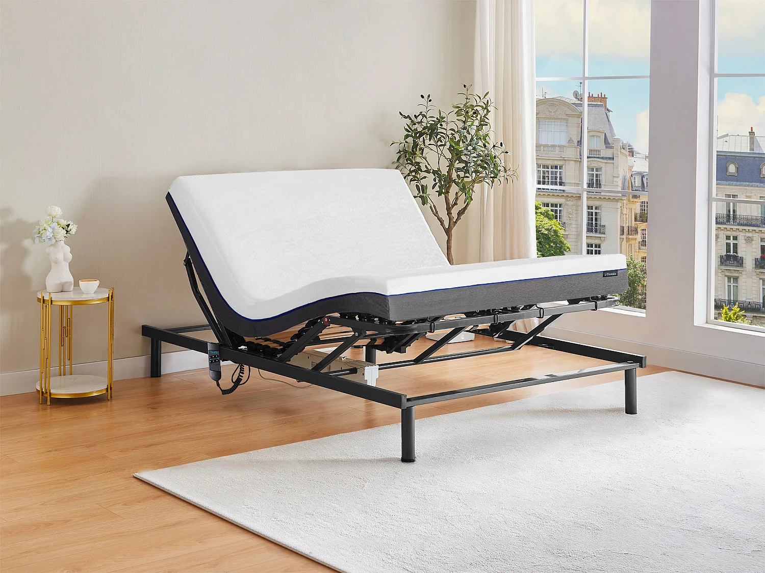 Set da relax, memory foam, JIMBARAN II di YSMÉE - Motorer OKIN - 140 x 200 cm