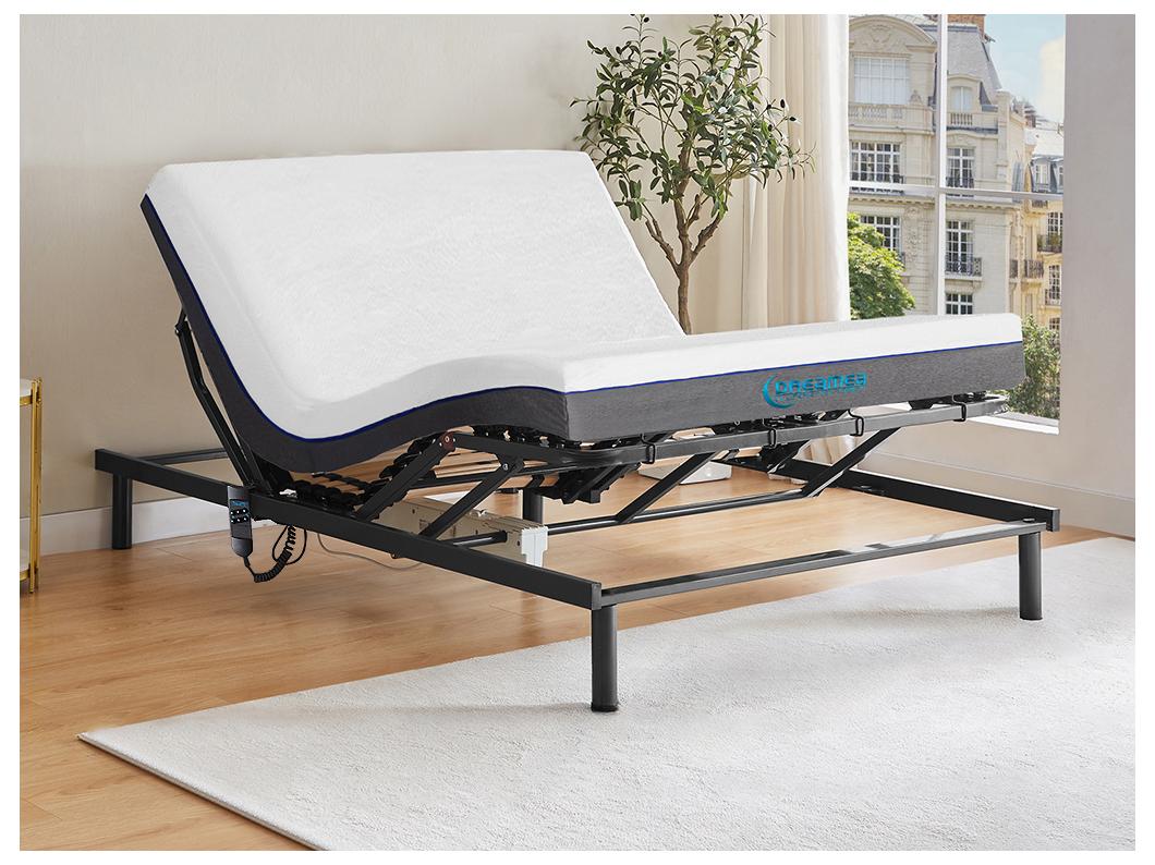 Cama articulada eléctrica con memoria de forma JIMBARAN II de YSMÉE - motor OKIN - 140x200 cm