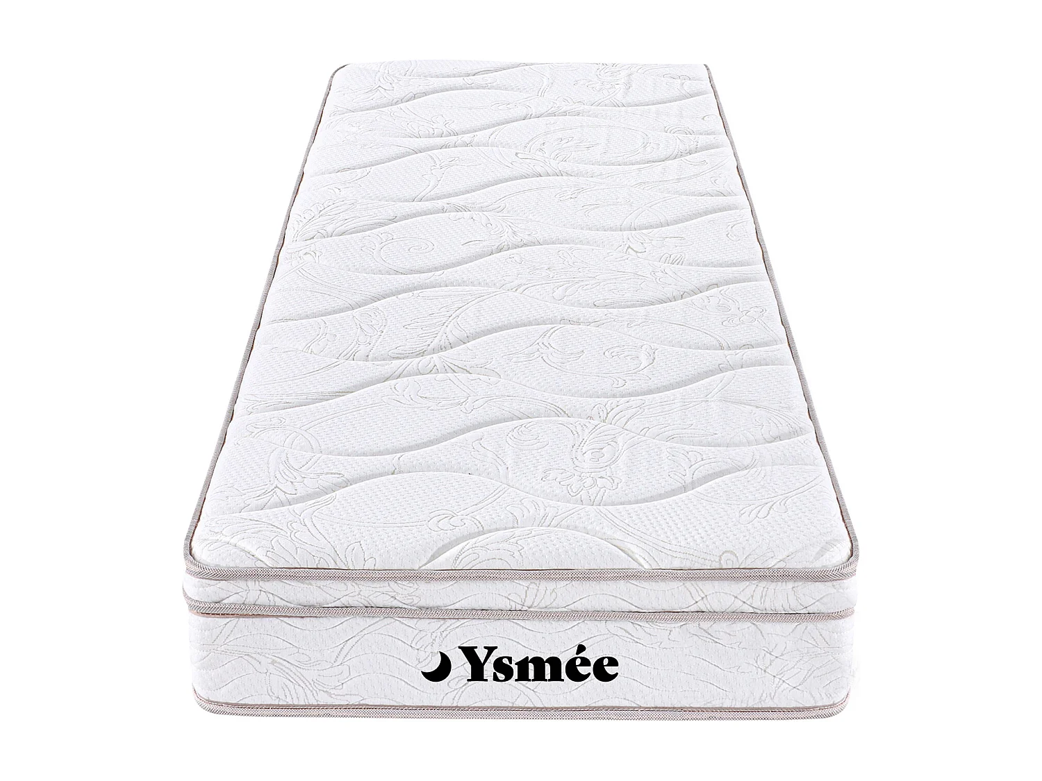 Set lattenbodem en matras met veren met 3 slaapzones en vormgeheugen WOLKENTANZ van YSMÉE - 90 x 200 cm