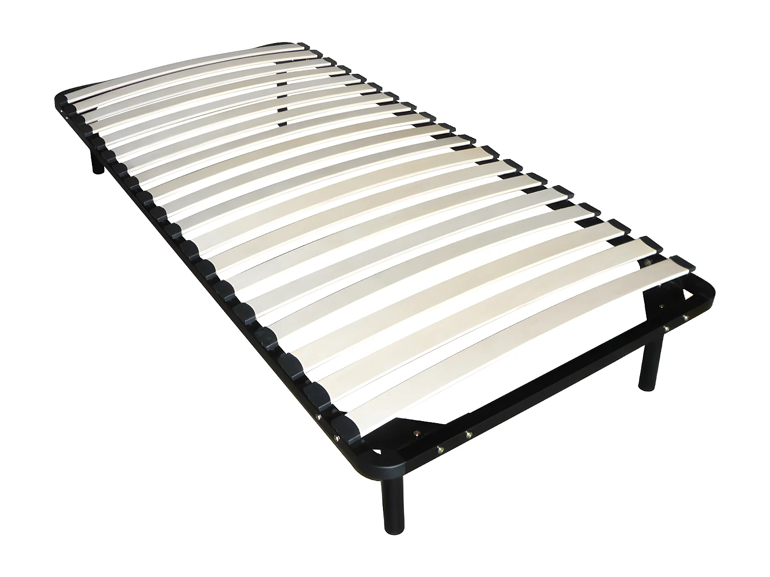 Taschenfederkernmatratze-Lattenrost- Set - 90 x 190 cm - Stärke 22 cm - 1 Zone - Härtegrad 2 - PRESTIGE von YSMÉE