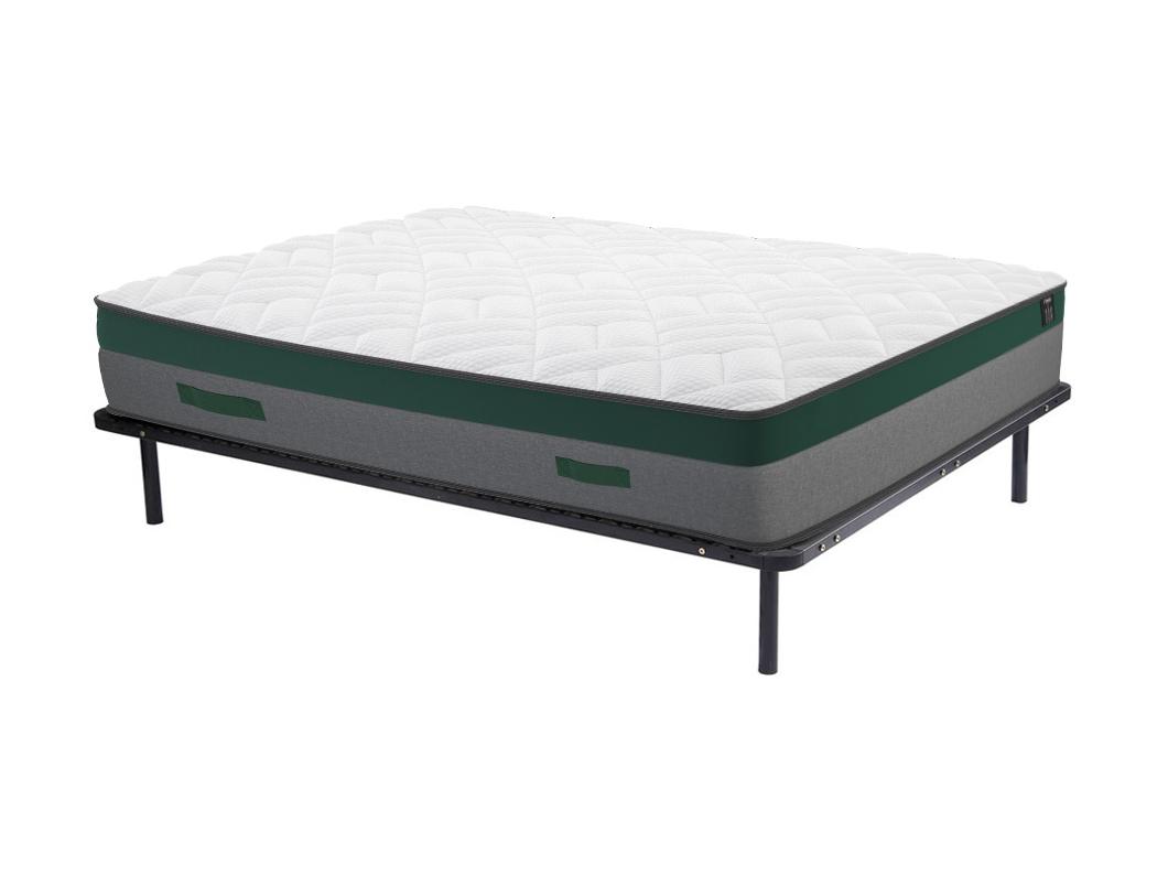 Set lattenbodem en matras met pocketveren dikte 22cm PRESTIGE van YSMÉE - 120 x 190 cm