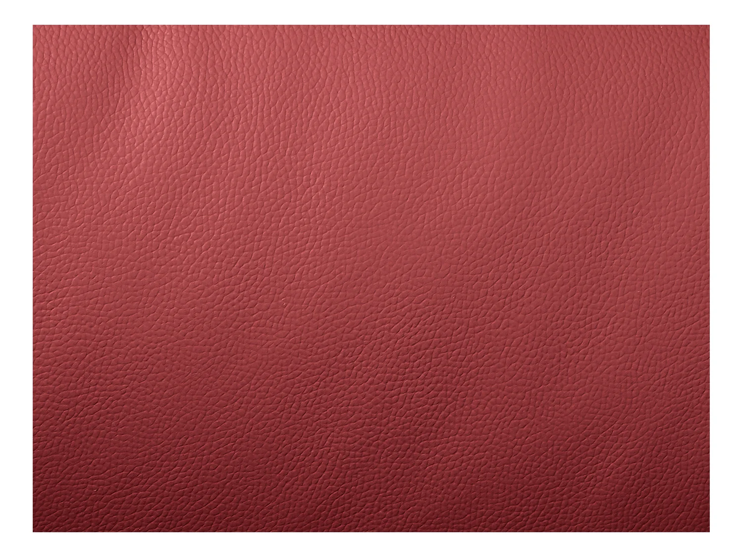 Fauteuil relax en cuir AROMA - Rouge