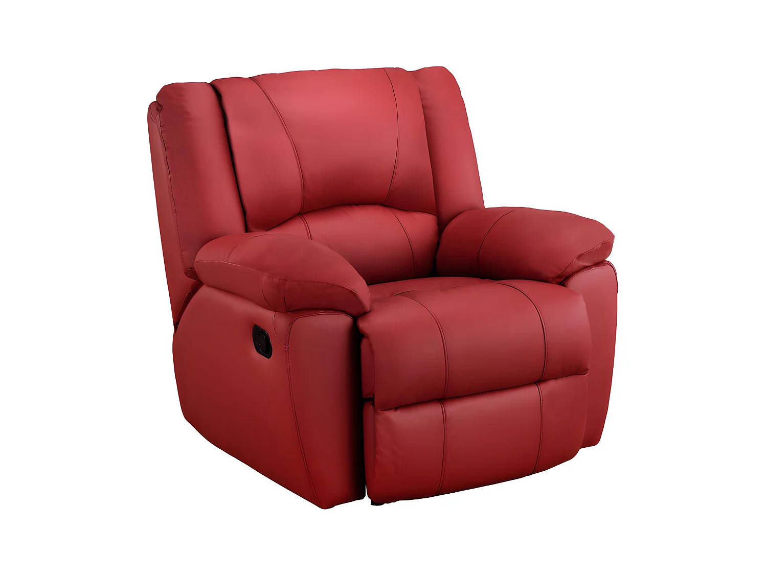 Relaxsessel Fernsehsessel - Leder - Rot - AROMA