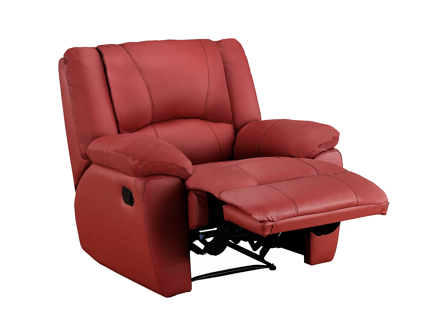 Relaxsessel Fernsehsessel - Leder - Rot - AROMA