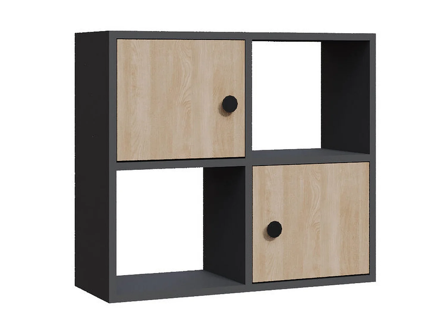 Étagère Pour Livres 100%  Panneaux De Particules Couleur Anthracite Chêne. 72x25x62,6
