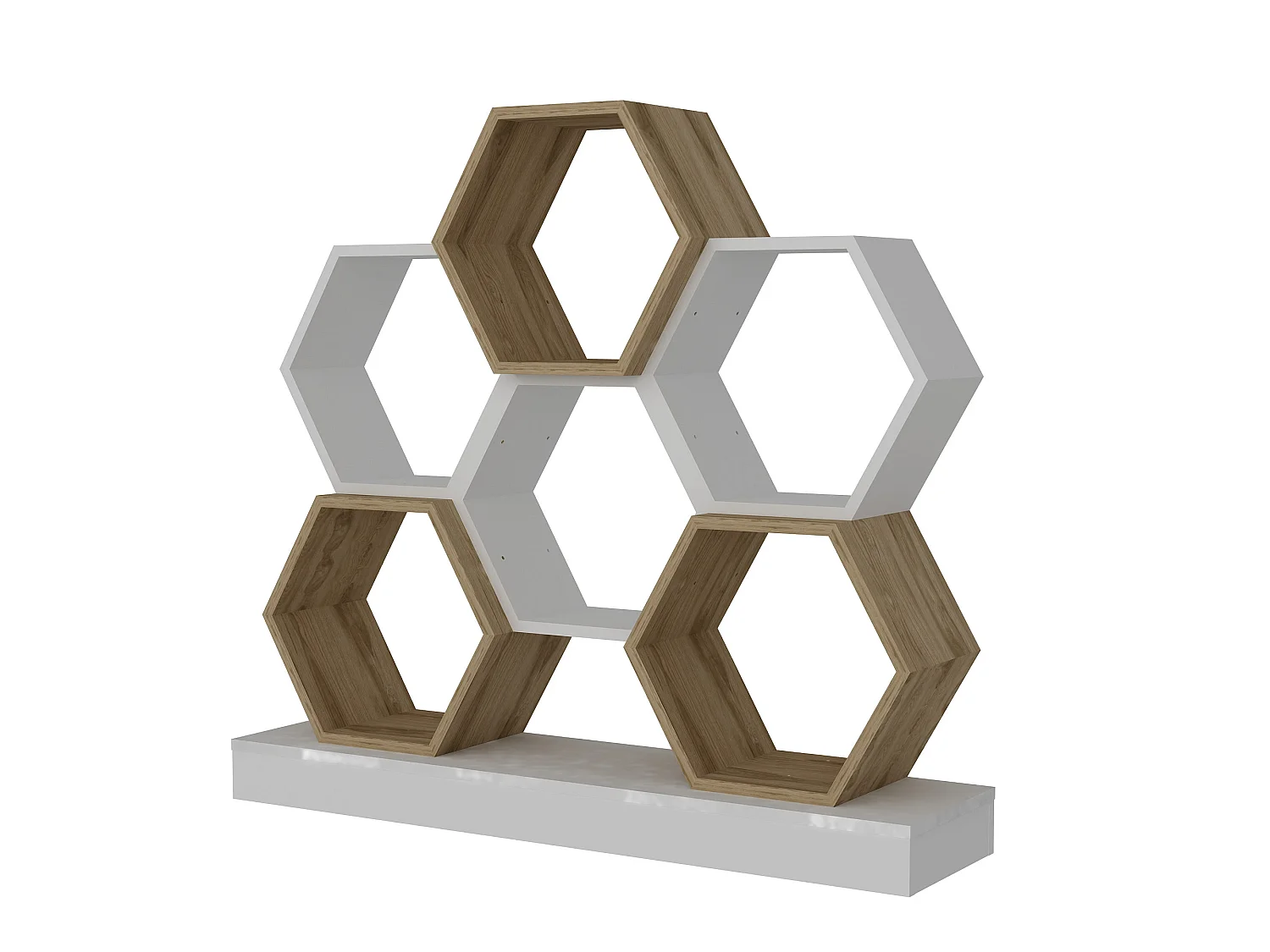 Étagère Pour Livres 100%  Panneaux De Particules Couleur Blanc Chêne 120x29,5x109