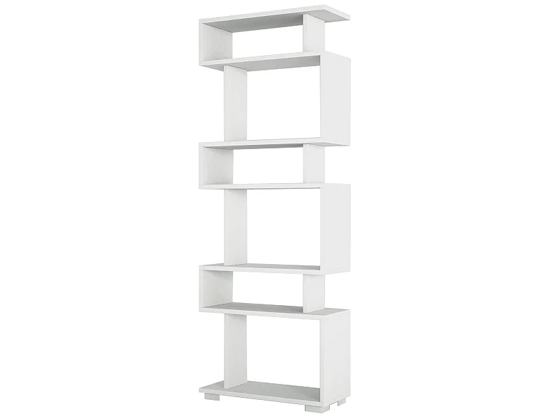 Étagère Pour Livres 100%  Panneaux De Particules Couleur Blanc. 60x165x19,5