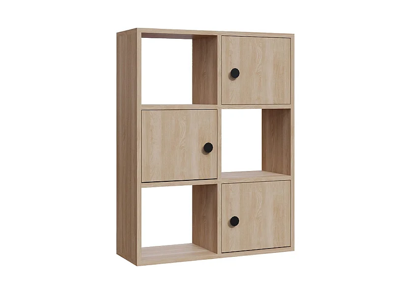 Étagère Pour Livres 100%  Panneaux De Particules Couleur Chêne. 72x25x93