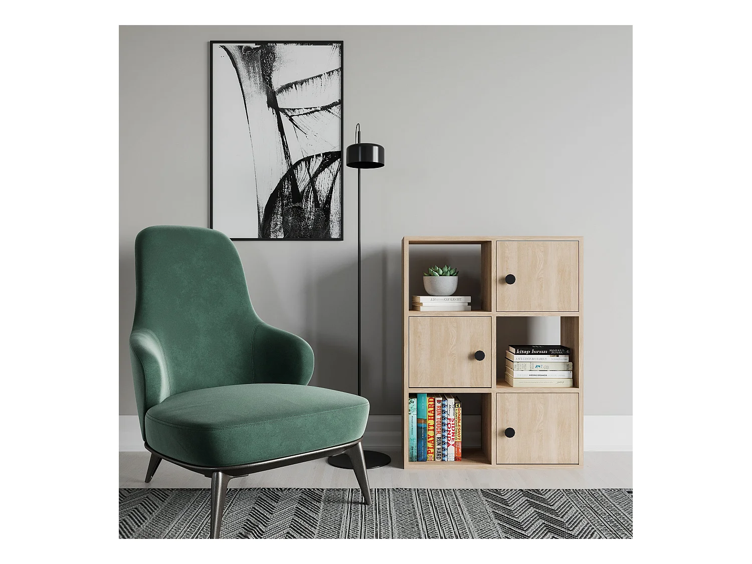 Étagère Pour Livres 100%  Panneaux De Particules Couleur Chêne. 72x25x93