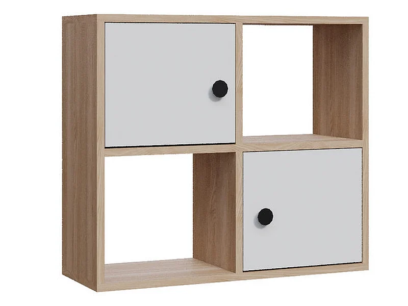 Étagère Pour Livres 100%  Panneaux De Particules Couleur Chêne Blanc. 72x25x62,6