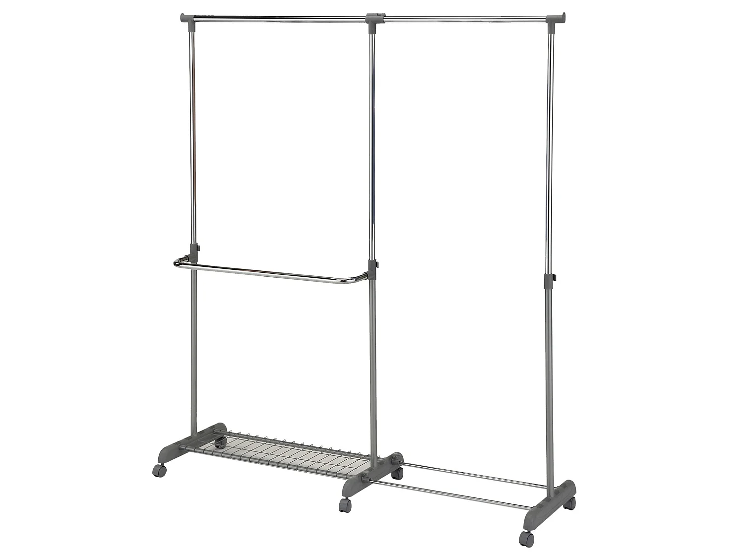 Portant à roulettes MERAN réglable