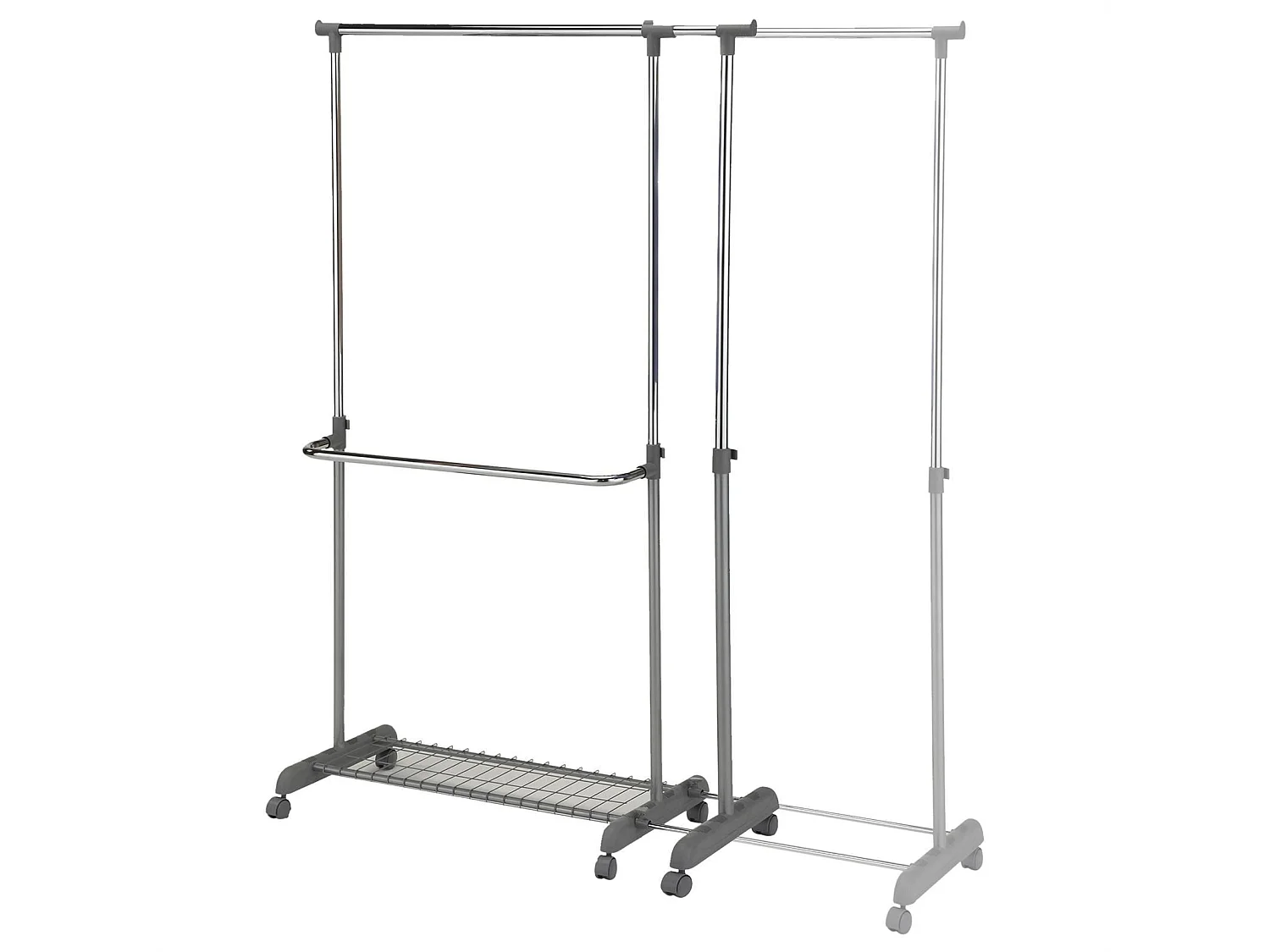 Portant à roulettes MERAN réglable