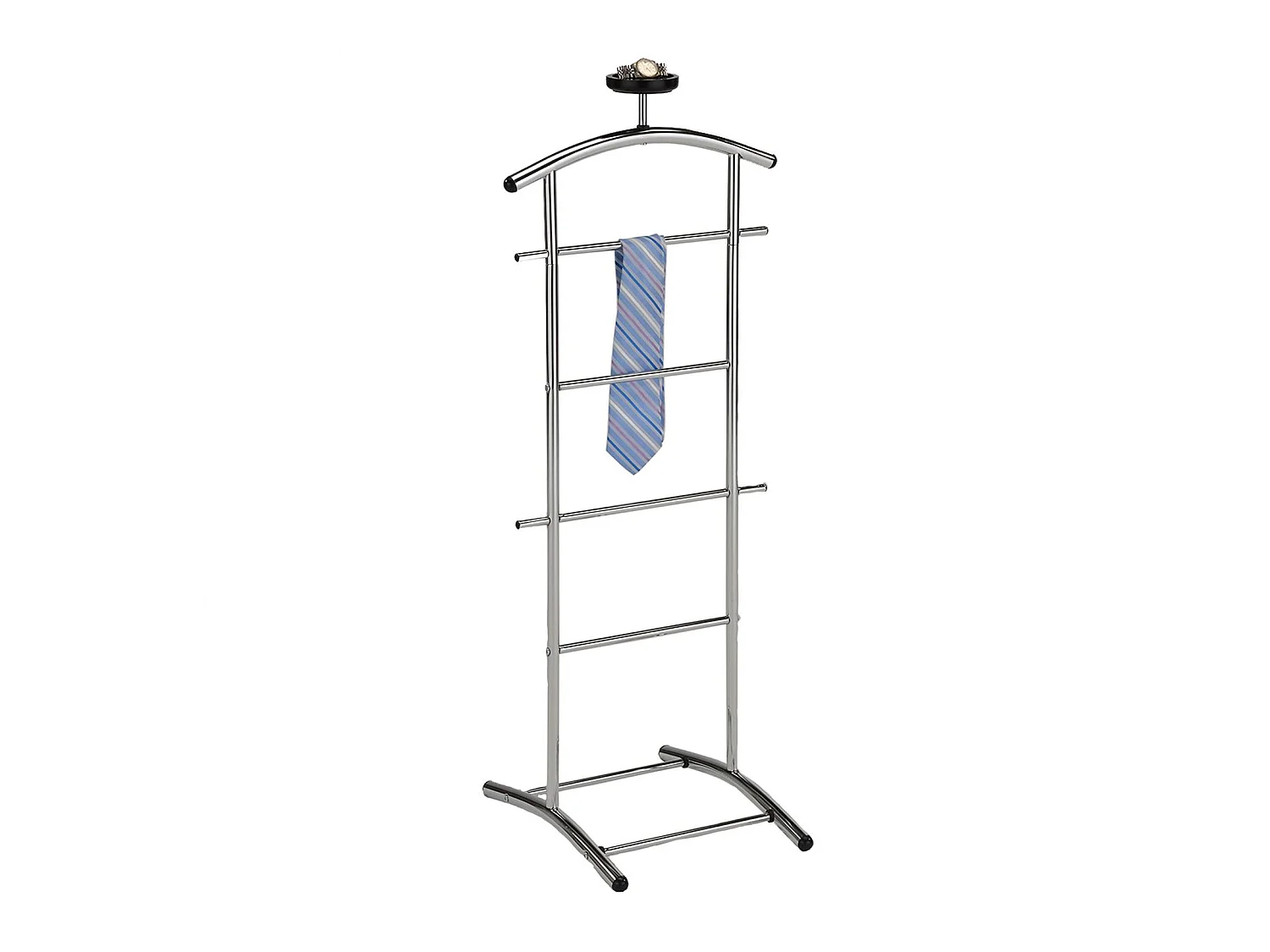 Valet de chambre ATRIX chevalet de nuit portant pour vêtements, structure en métal chromé