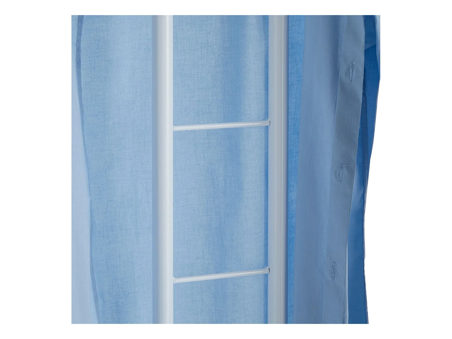 Valet de chambre valet de nuit CAMILO chevalet de nuit avec cintre pour veste et portant pour pantalons, en métal laqué blanc