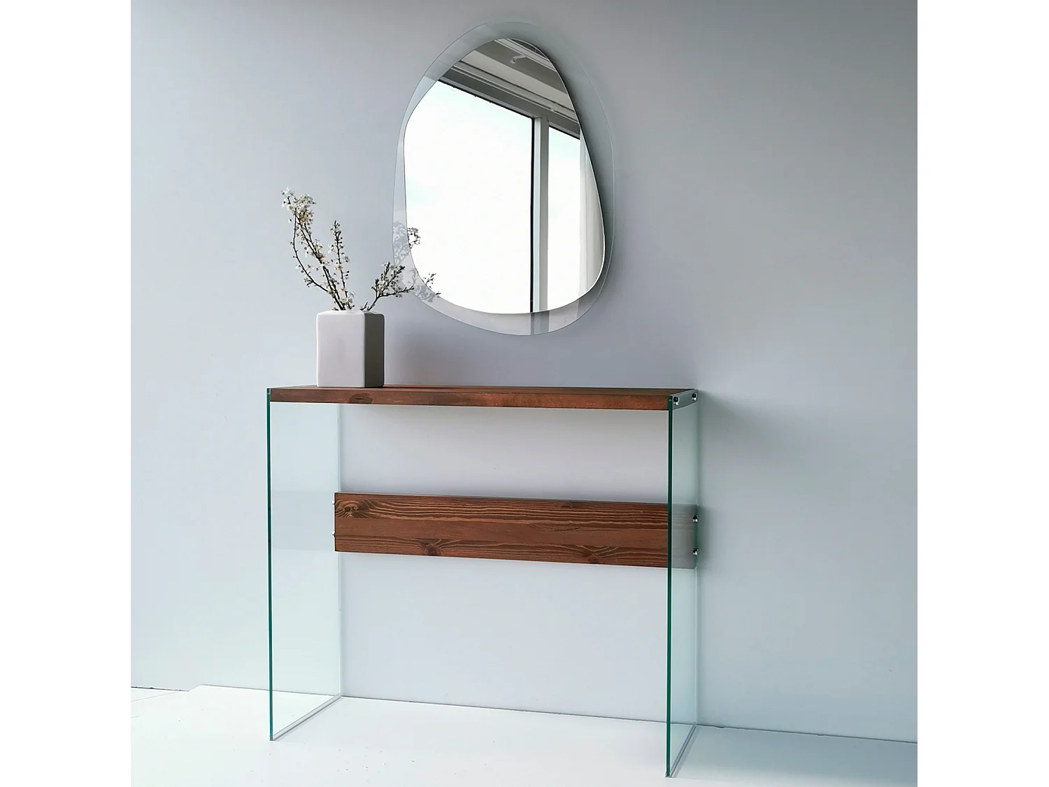 Meubles En Bois Avec 100% Panneaux De Particules Plaqués En Mélamine. 91x80x37