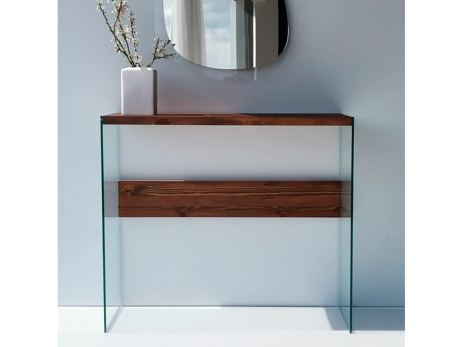 Meubles En Bois Avec 100% Panneaux De Particules Plaqués En Mélamine. 91x80x37