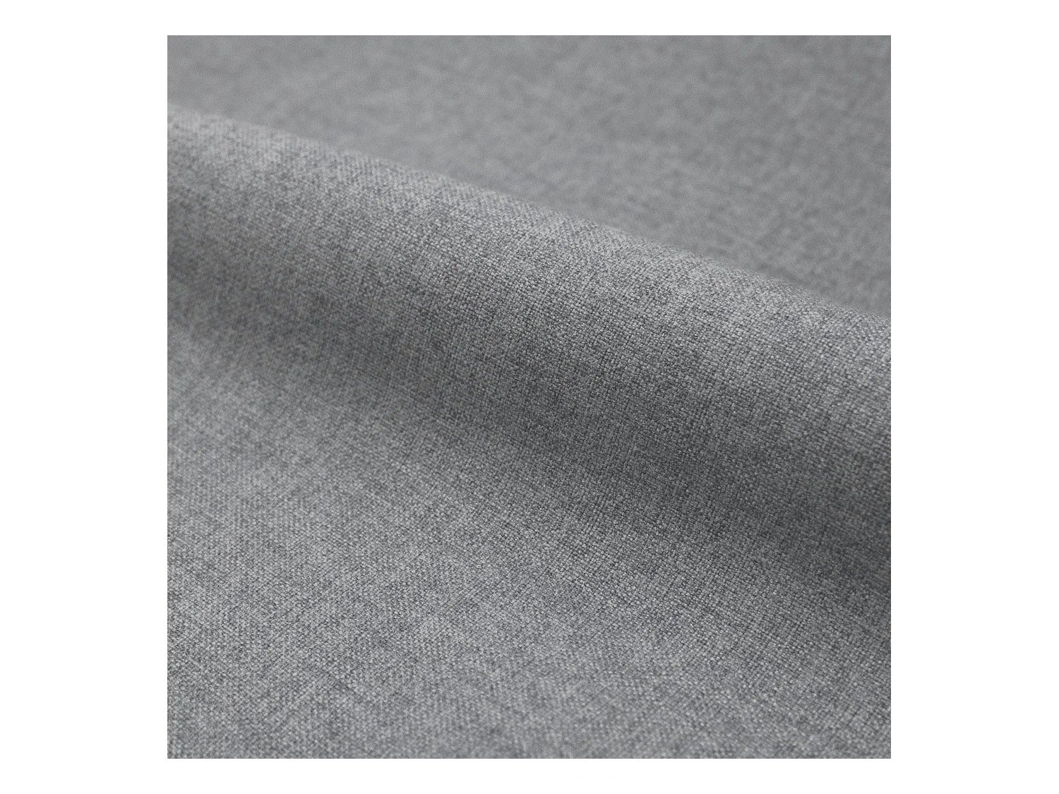 Cama de matrimonio 140x190 cm con cajón de tela gris - Tilly