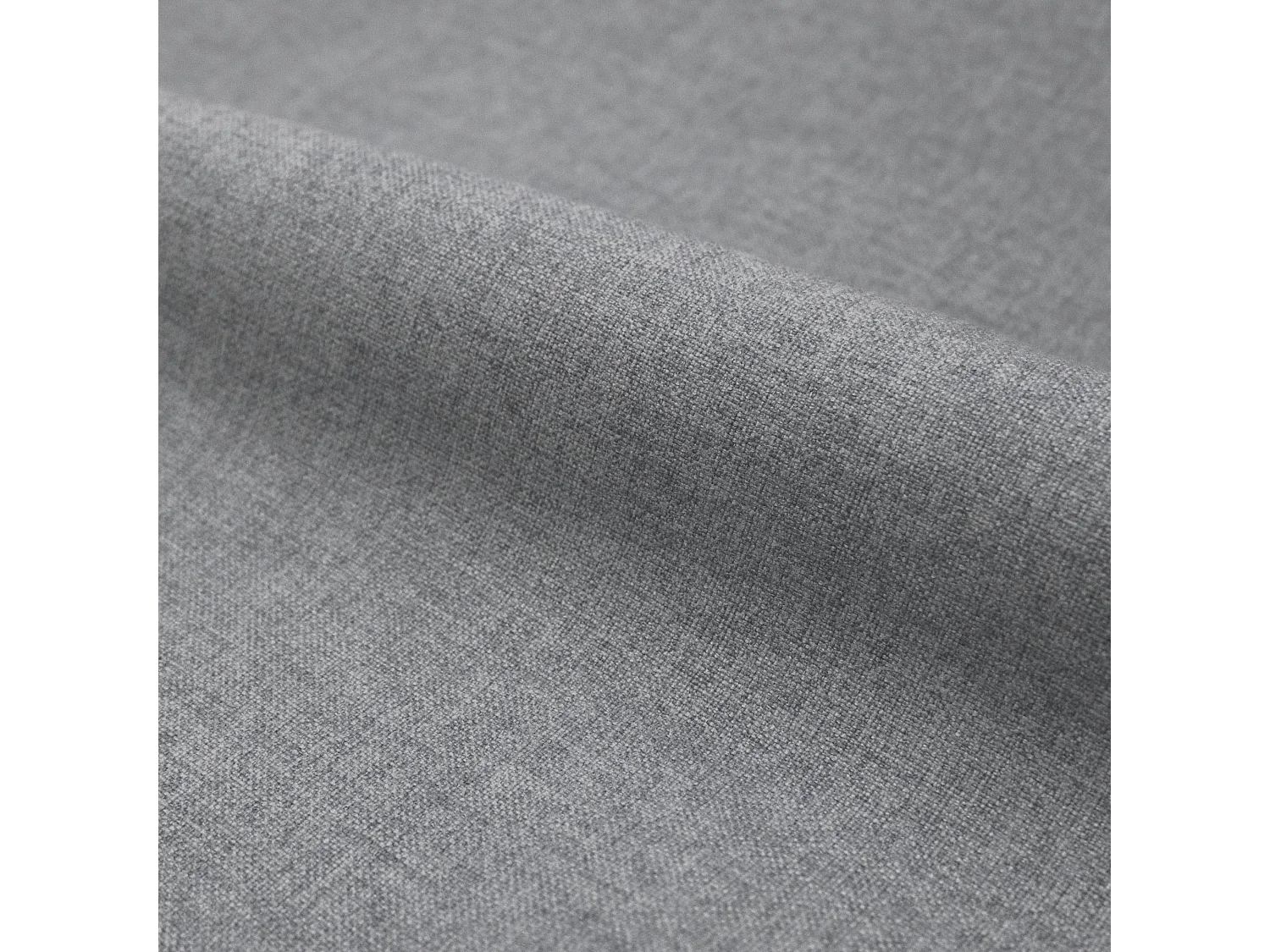 Lit double 140x190 cm avec coffre en tissu gris - Tilly