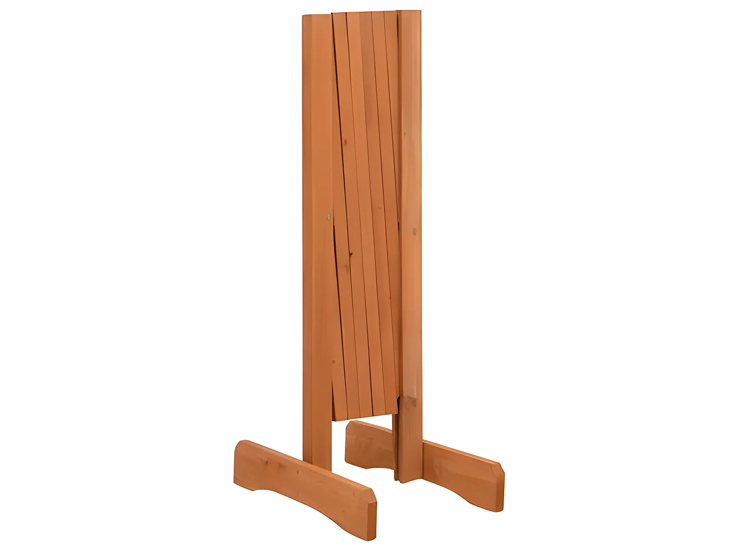 Garten-Rankzaun Orange 120x60 cm Massivholz Tanne