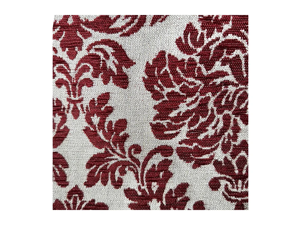 Letto contenitore imbottito 160x200 tessuto Agata 4 bordeaux Mados