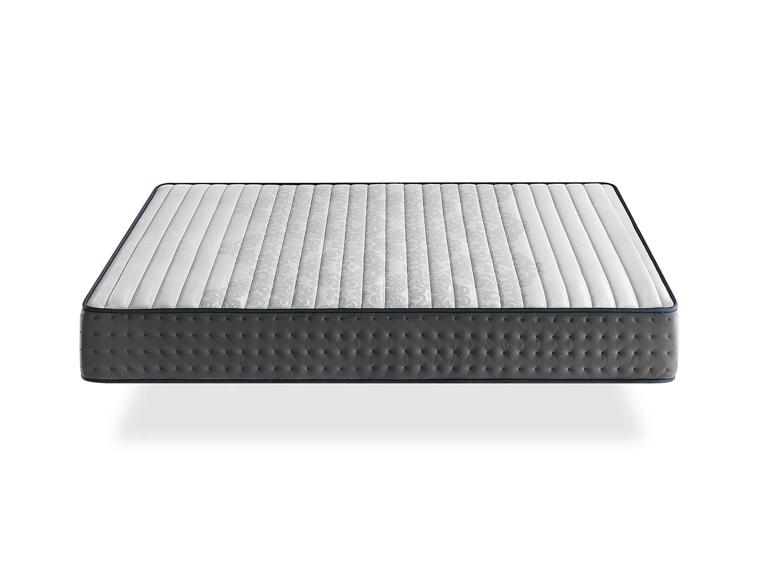 Matelas mousse 80X190 PERLA, Epaisseur 25 CM, Multicouche, antistress, ergonomique et respirant. Fermete 3/5 Moyenne