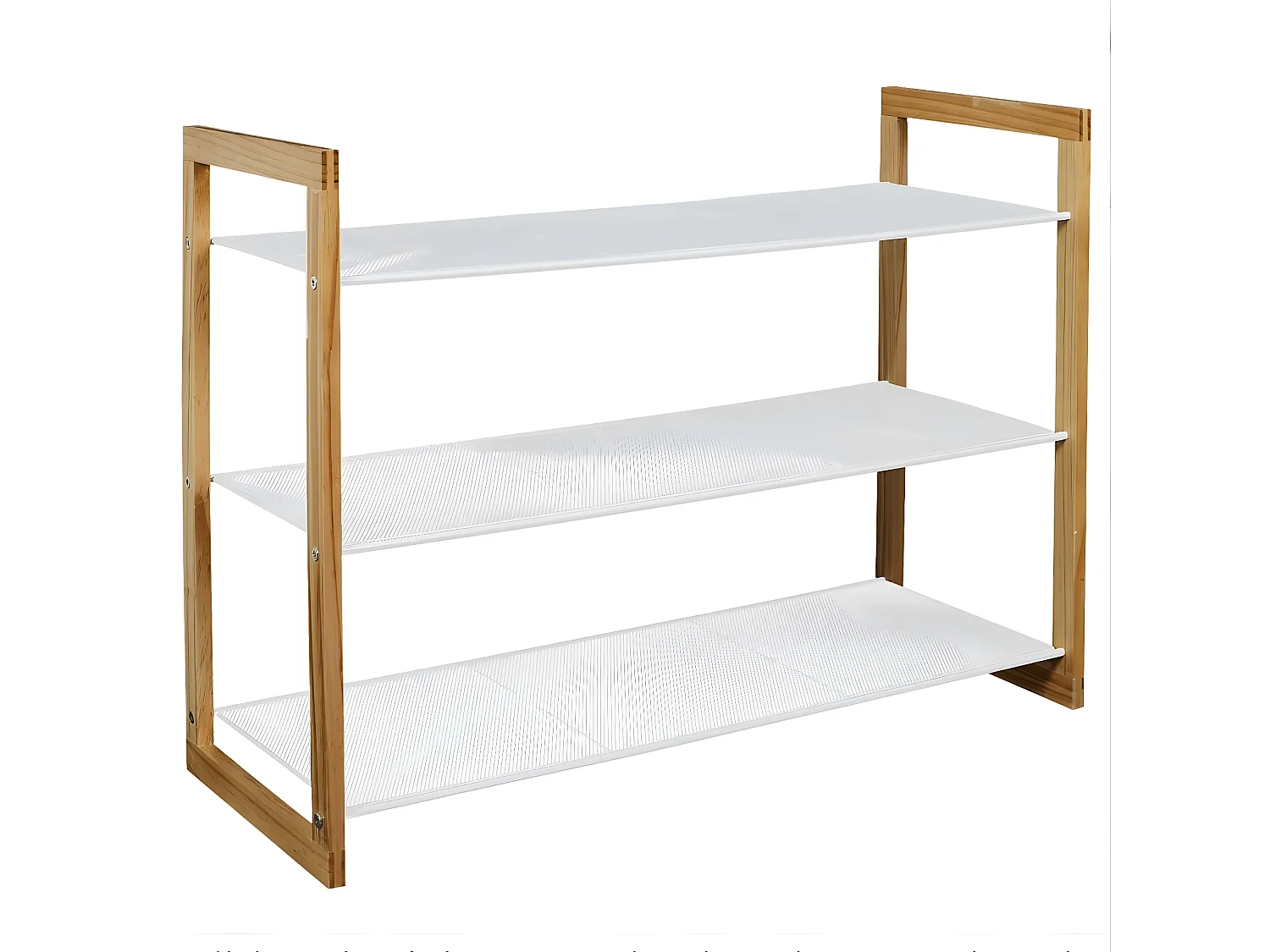 Meuble à chaussures 3 étagères 12 paires de chaussures - L74 cm City