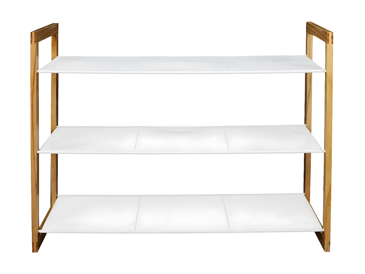 Meuble à chaussures 3 étagères 12 paires de chaussures - L74 cm City