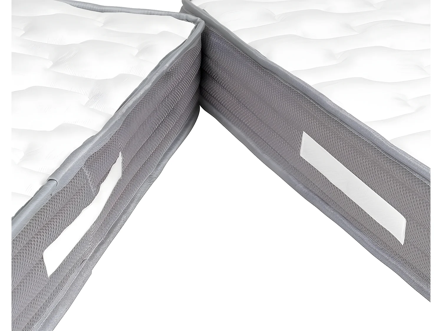 Matelas évolutif 2 pièces 90x140 cm mousse blanc CÉLÉNO