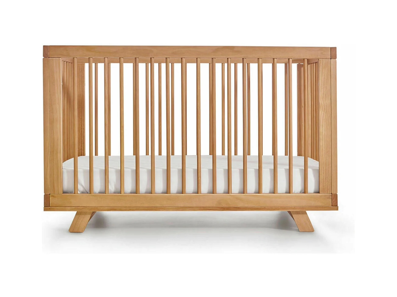 Lit évolutif bébé 70x140 cm bois massif bois naturel KYOTO