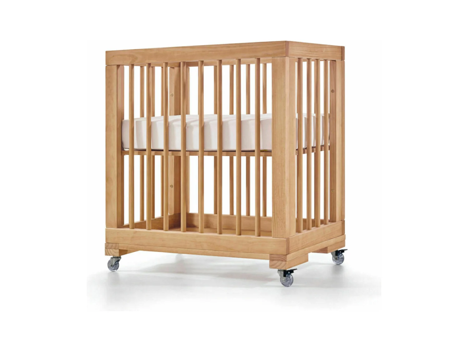 Lit évolutif bébé 70x140 cm bois massif bois naturel KYOTO