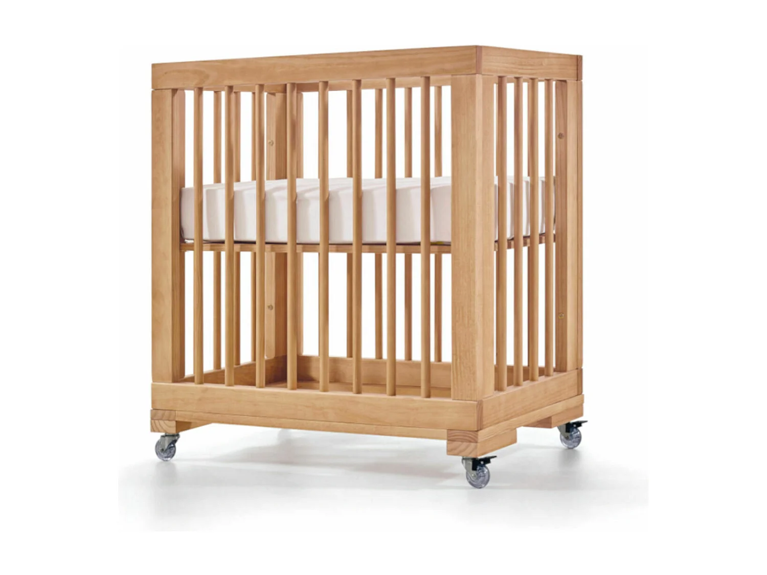 Lit évolutif bébé Montessori 70x140 cm bois massif bois naturel KYOTO