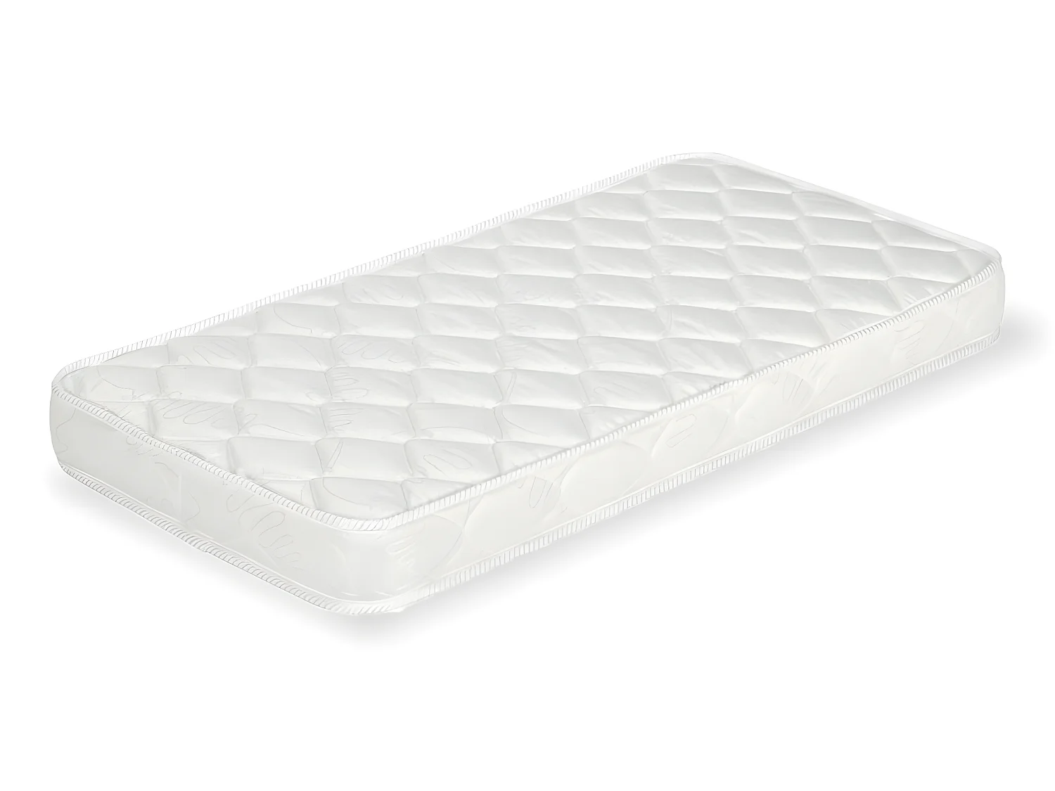 Pack lit bébé évolutif Montessori avec matelas 70x140 cm panneaux de fibres blanc et noisette KOMBU