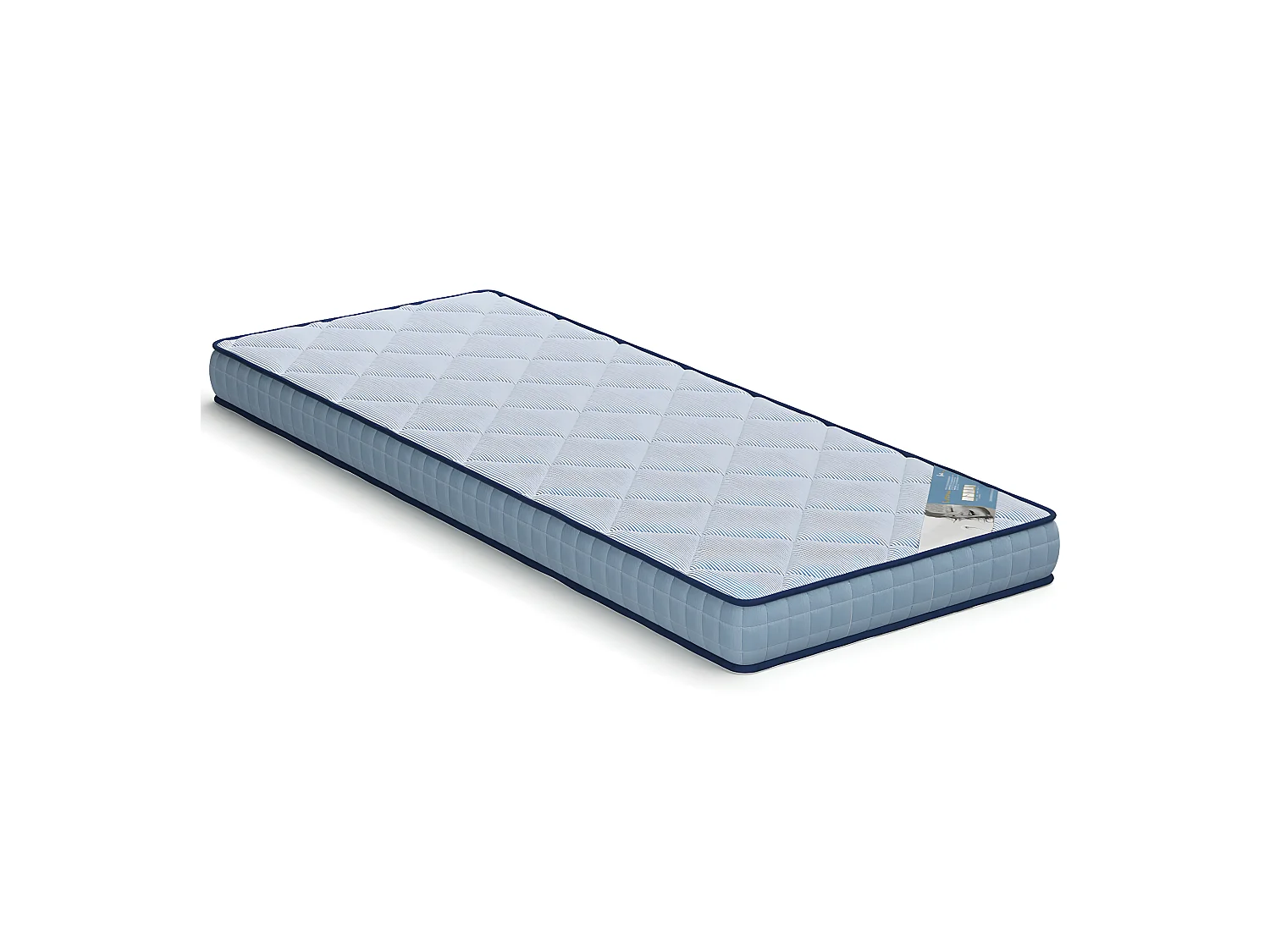 Matelas en mousse éco-responsable 80x200 cm mousse bleu ELO