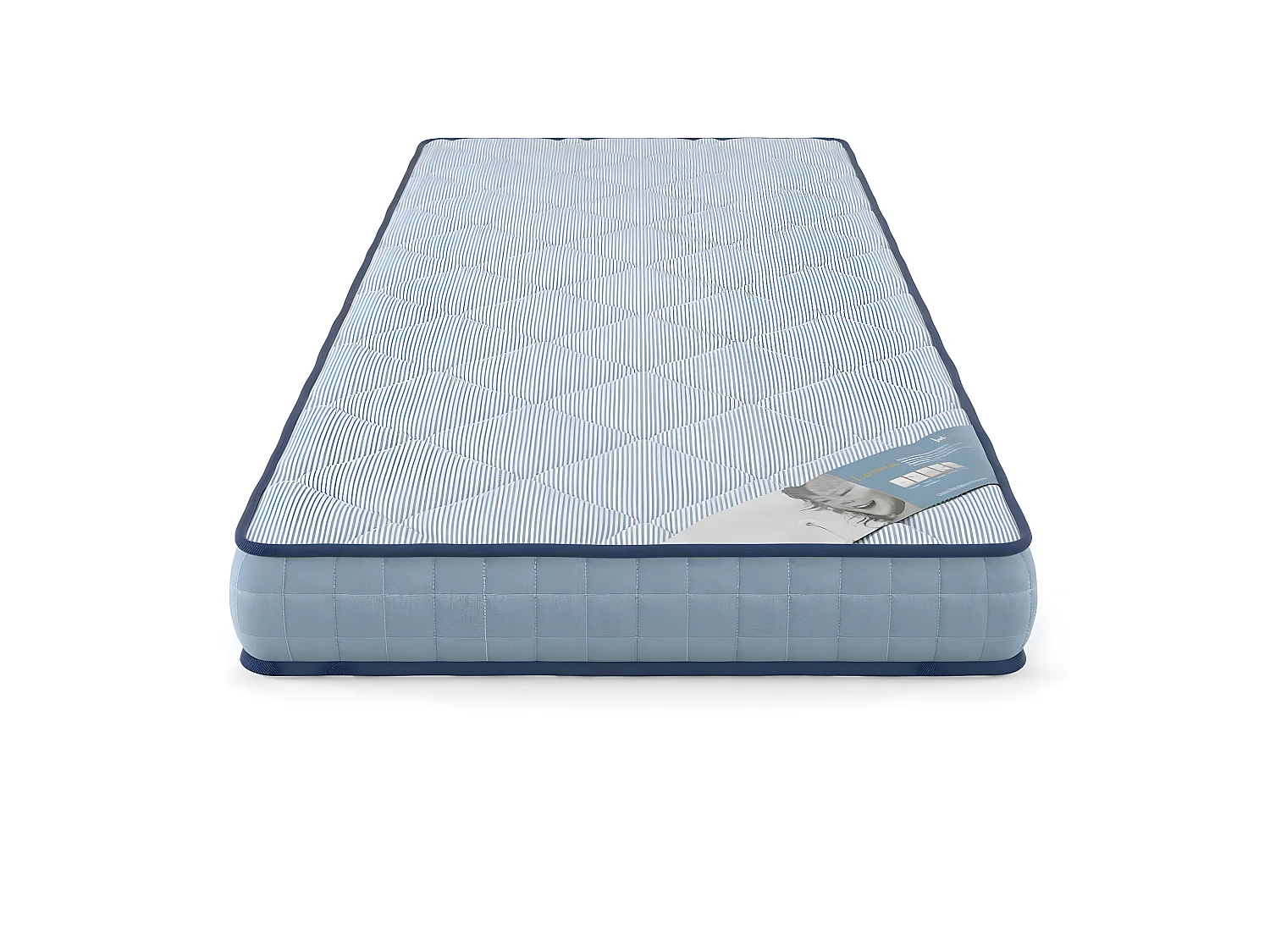 Matelas en mousse éco-responsable 80x200 cm mousse bleu ELO