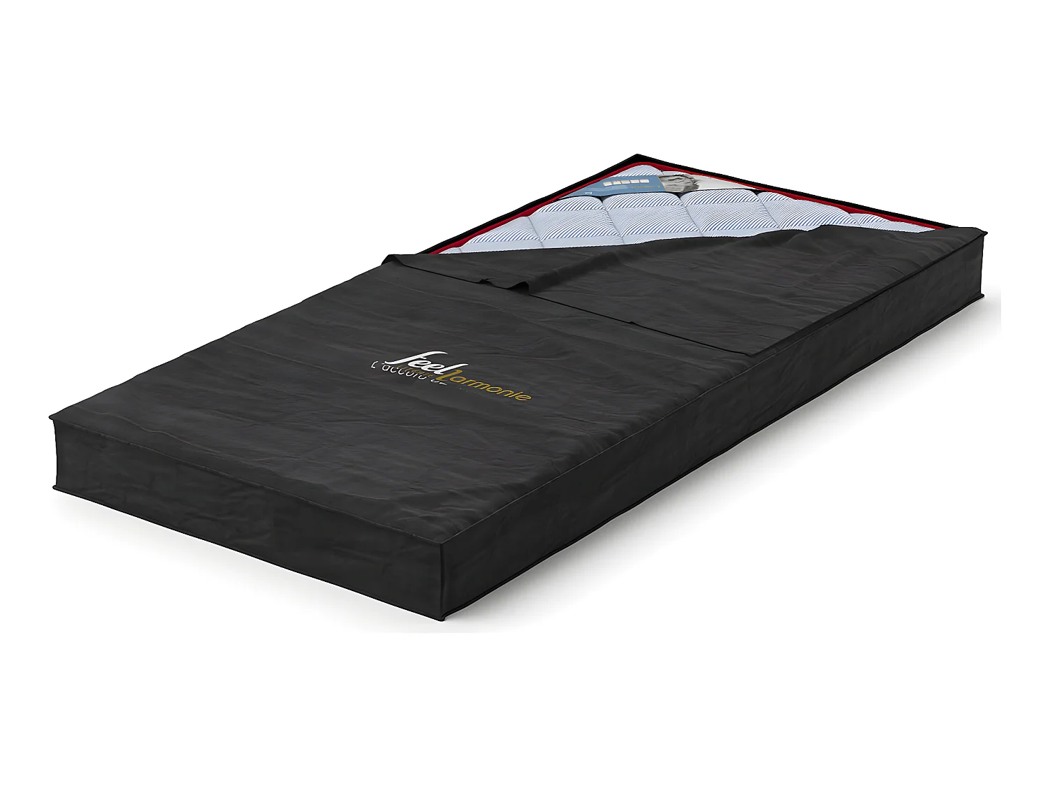 Matelas en mousse éco-responsable 80x200 cm mousse bleu ELO