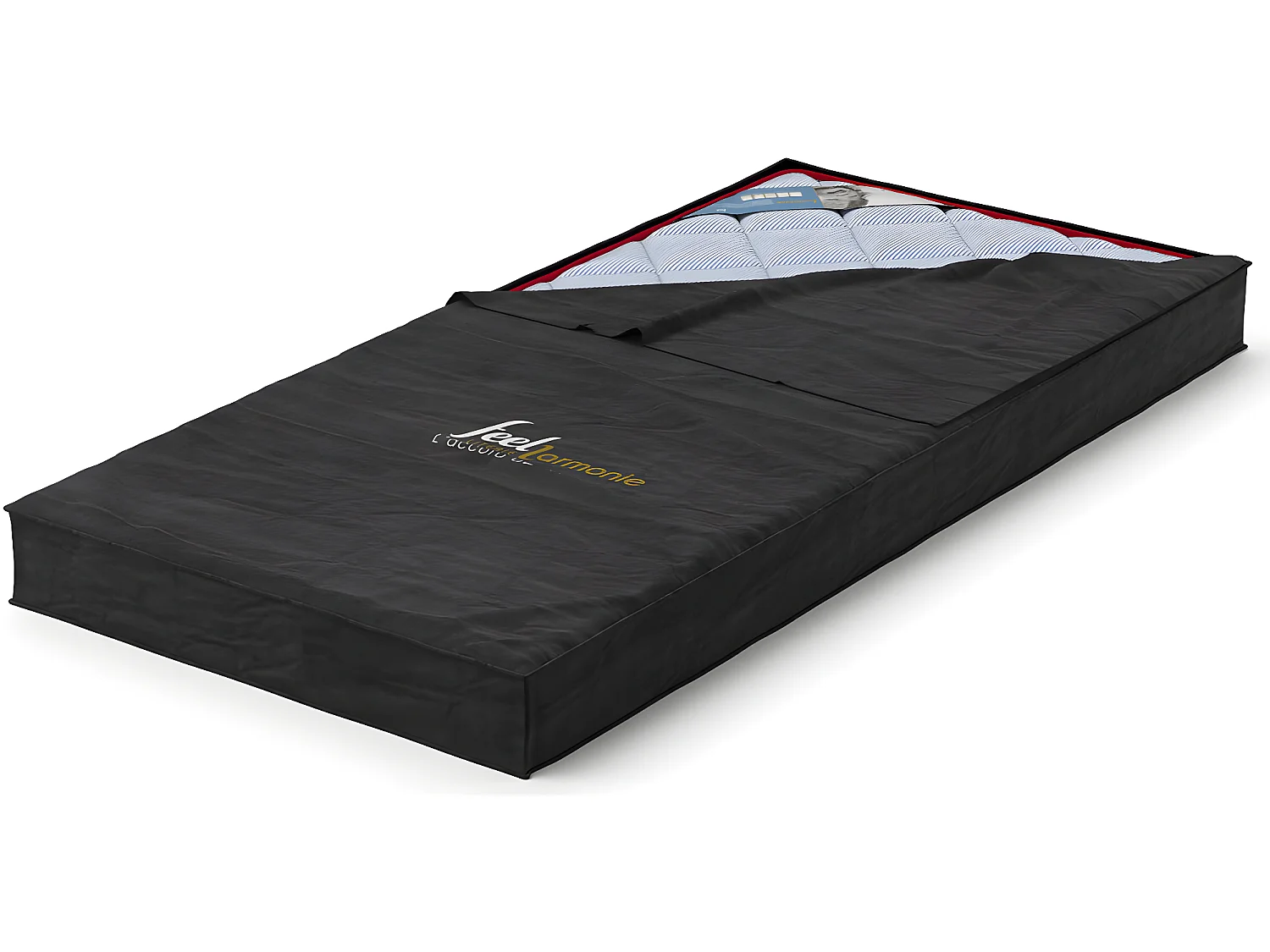 Matelas en mousse éco-responsable 80x200 cm mousse bleu ELO