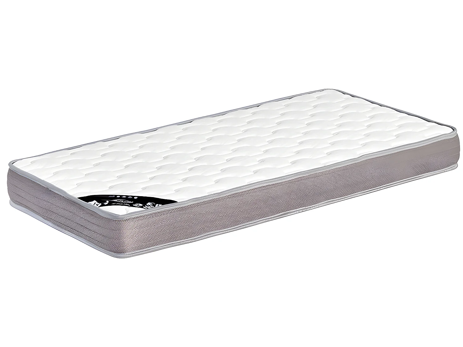 Matelas en mousse 80x200 cm mousse blanc AIATA 3D