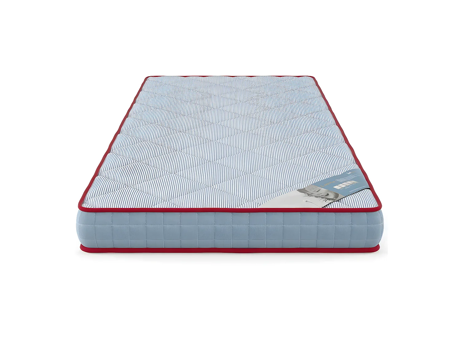 Matelas en mousse éco-responsable 90x190 cm mousse bleu ELO