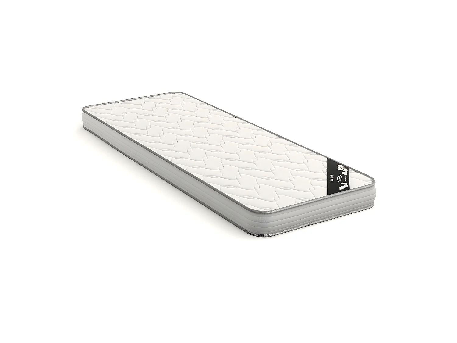 Matelas en mousse 70x190 cm mousse blanc OANA