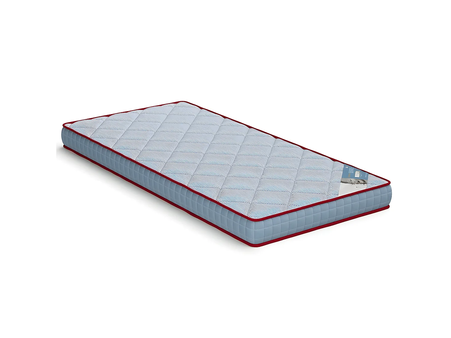 Matelas en mousse éco-responsable 80x190 cm mousse bleu ELO