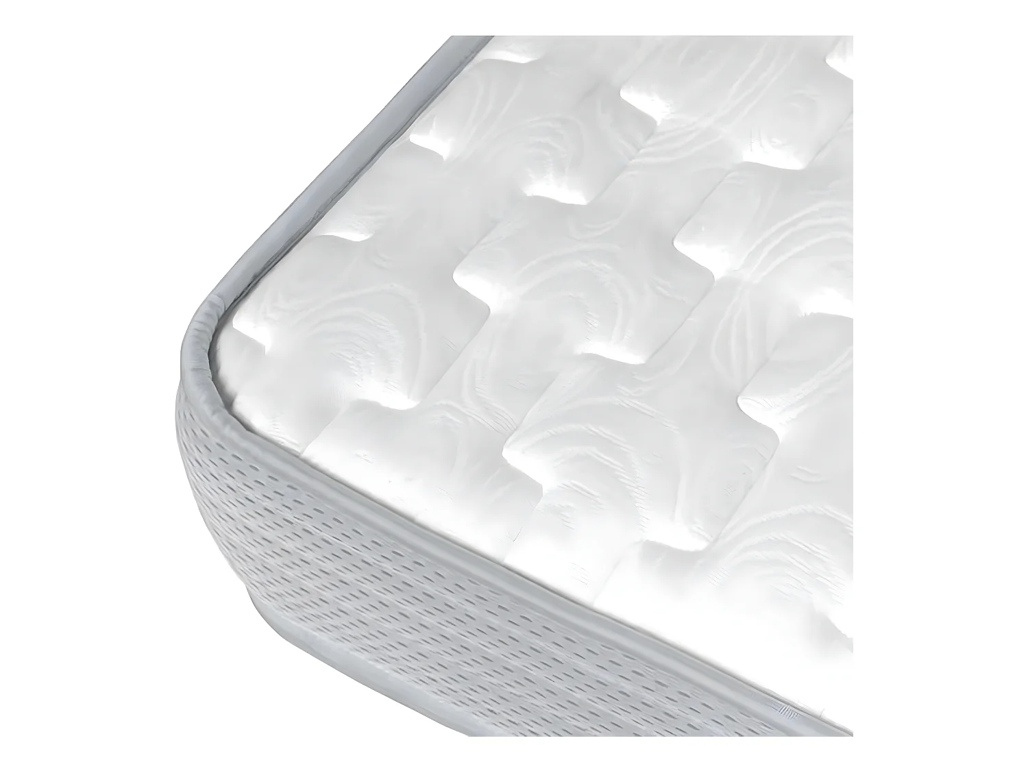 Matelas épaisseur 18 cm 140x190 cm mousse blanc AIATA