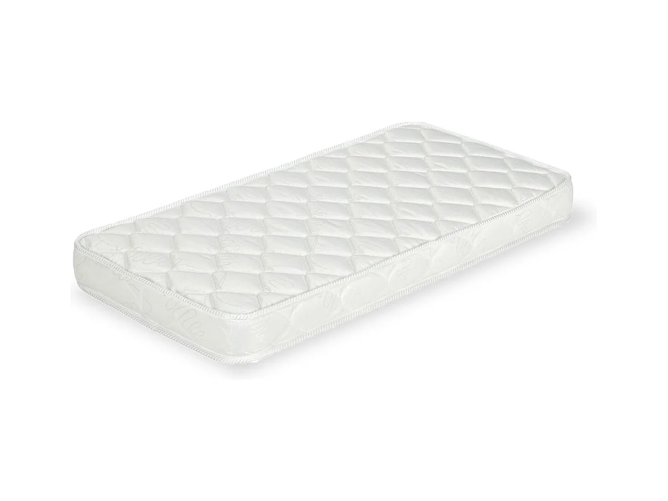 Matelas bébé 60x120 cm mousse blanc VANUA