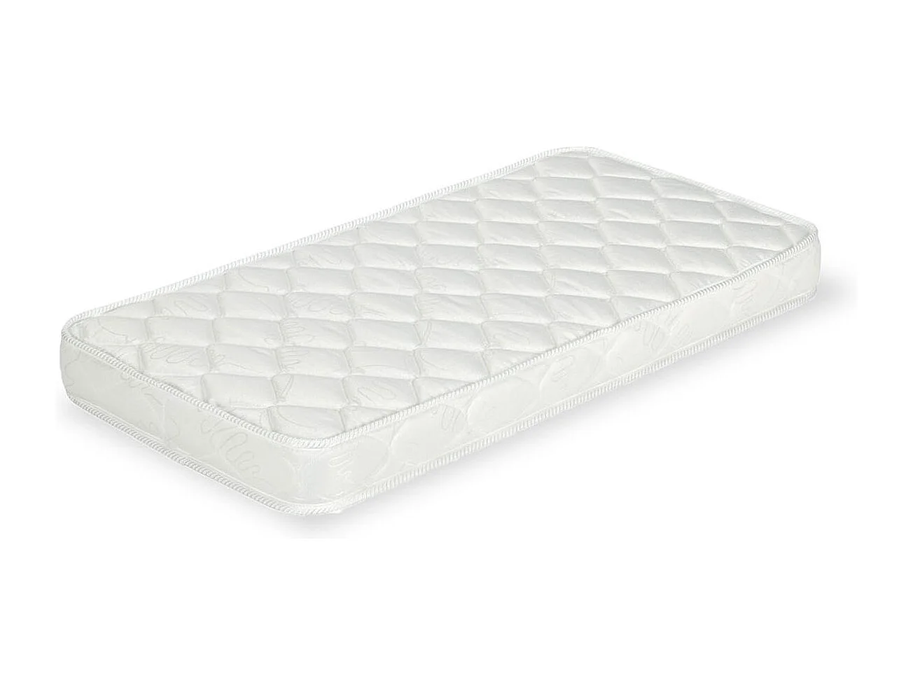 Matelas bébé 60x120 cm mousse blanc VANUA