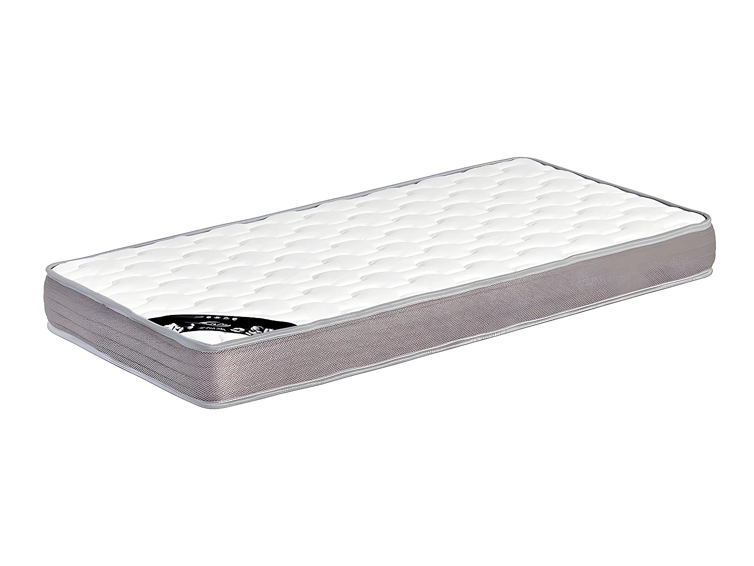 Matelas en mousse 90x200 cm mousse blanc AIATA 3D